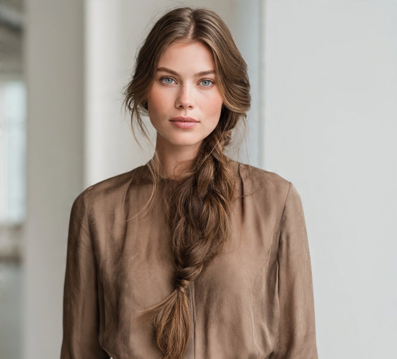 1. Classic Three Strand Braid For Long Hair
