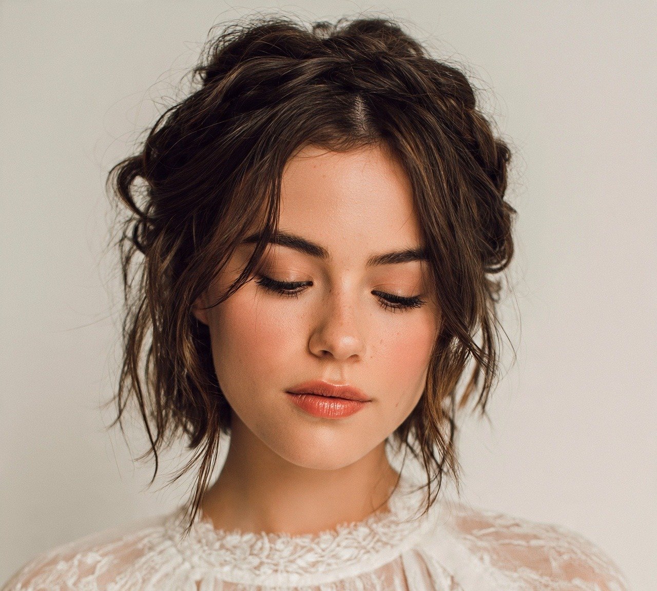 Updo Hairstyles For Short Hair: 15 Trendy Ideas That Turns Heads 11 10. Bohemian Twisted Updo Hairstyles For Short Hair