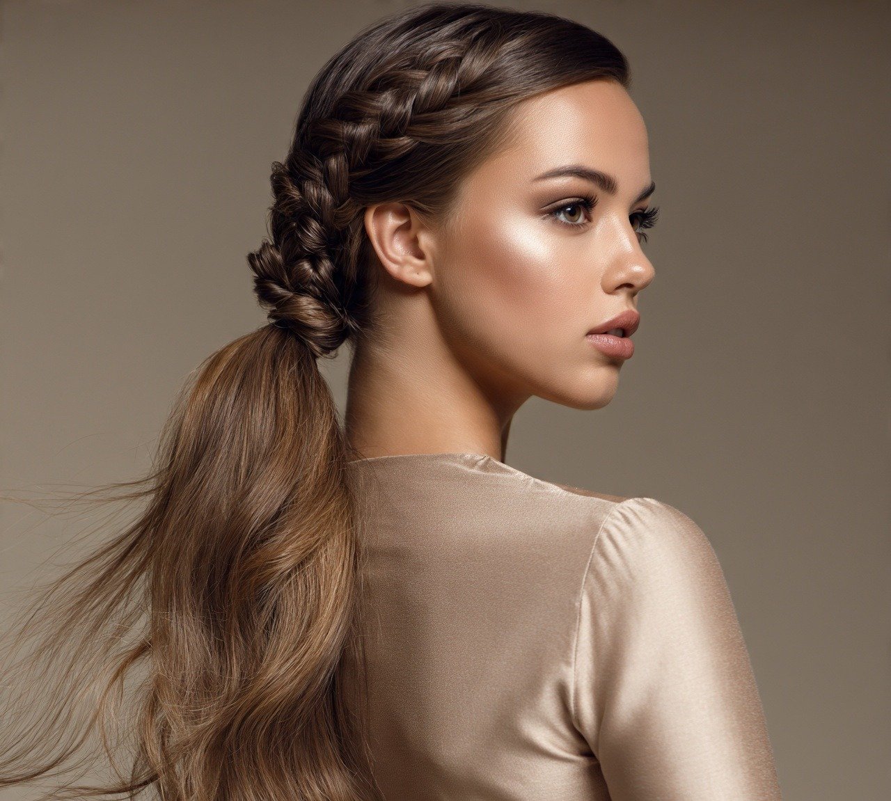 Elegant Hairstyles for Long Hair: 14 Trending Ideas 11 10. Braided Ponytail Wrap Elegant Hairstyles For Long Hair