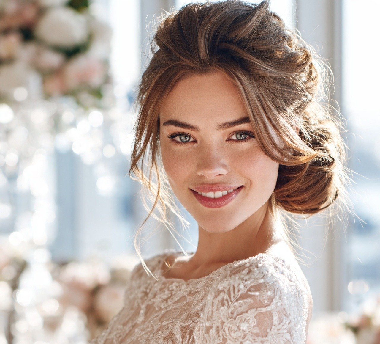17 Trendy Side Bun Hairstyles That Look Effortlessly Chic 11 10. Elegant Side Bun for Weddings Hairstyles