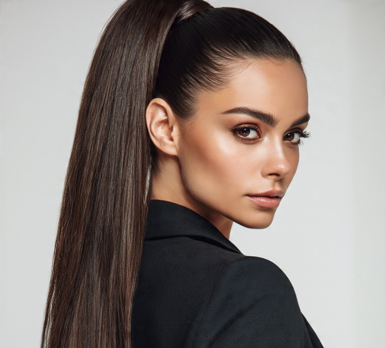 10. Sleek High Ponytail Work Hairstyles For Long Hair