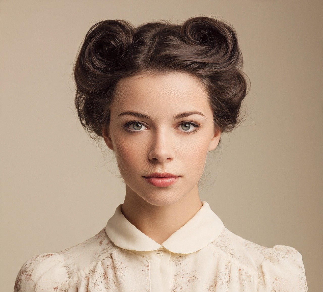 15 Trendy Bun Updo Hairstyles for Every Occasion 11 10. Vintage Roll Bun Updo Hairstyles