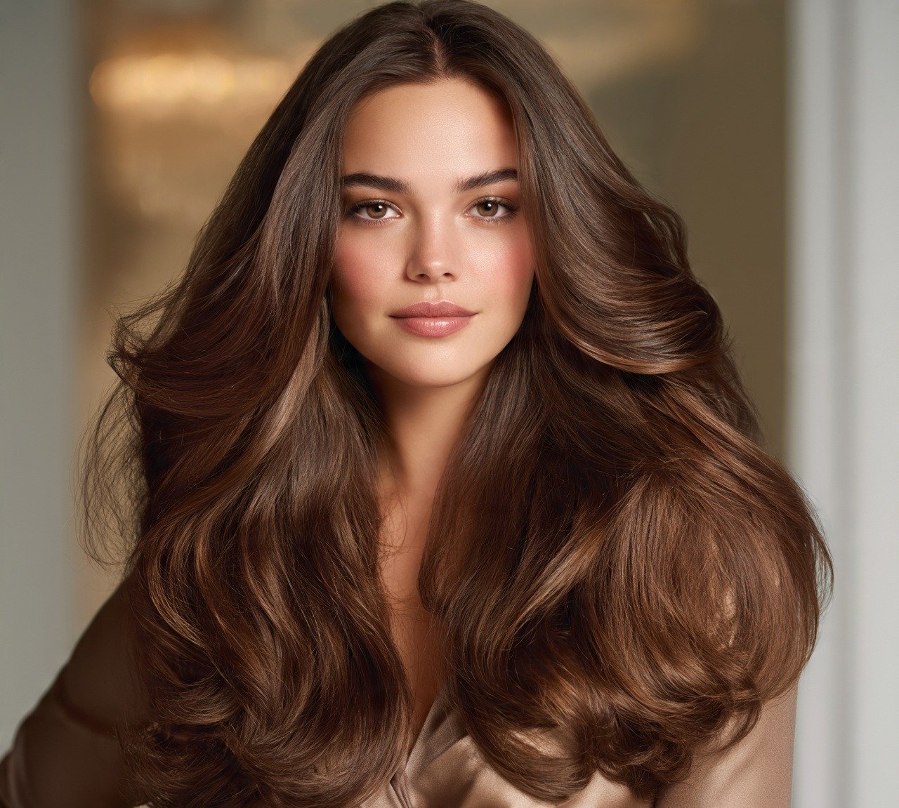 Party Hairstyles for Long Hair: 14 Trending Ideas Worth Trying 11 10. Voluminous Blowout with Curtain Layers Party Hairstyle For Long Hair