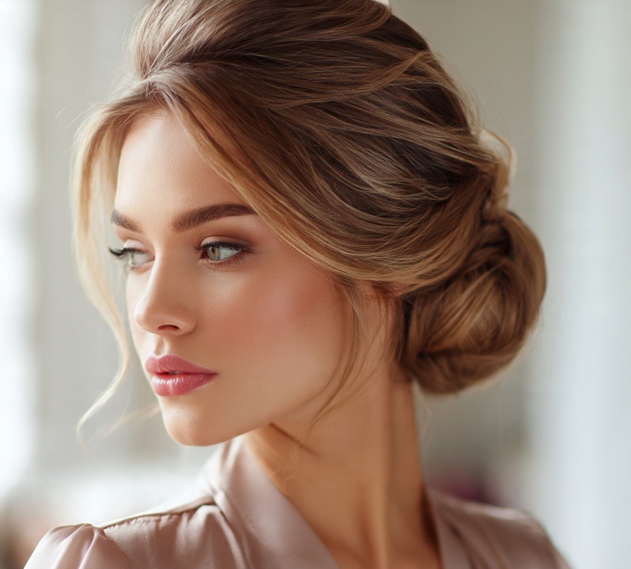 Bun Updo Hairstyles: 13 Trendy Ideas That Are Must To Try 12 11. Chignon Bun Updo Hairstyles