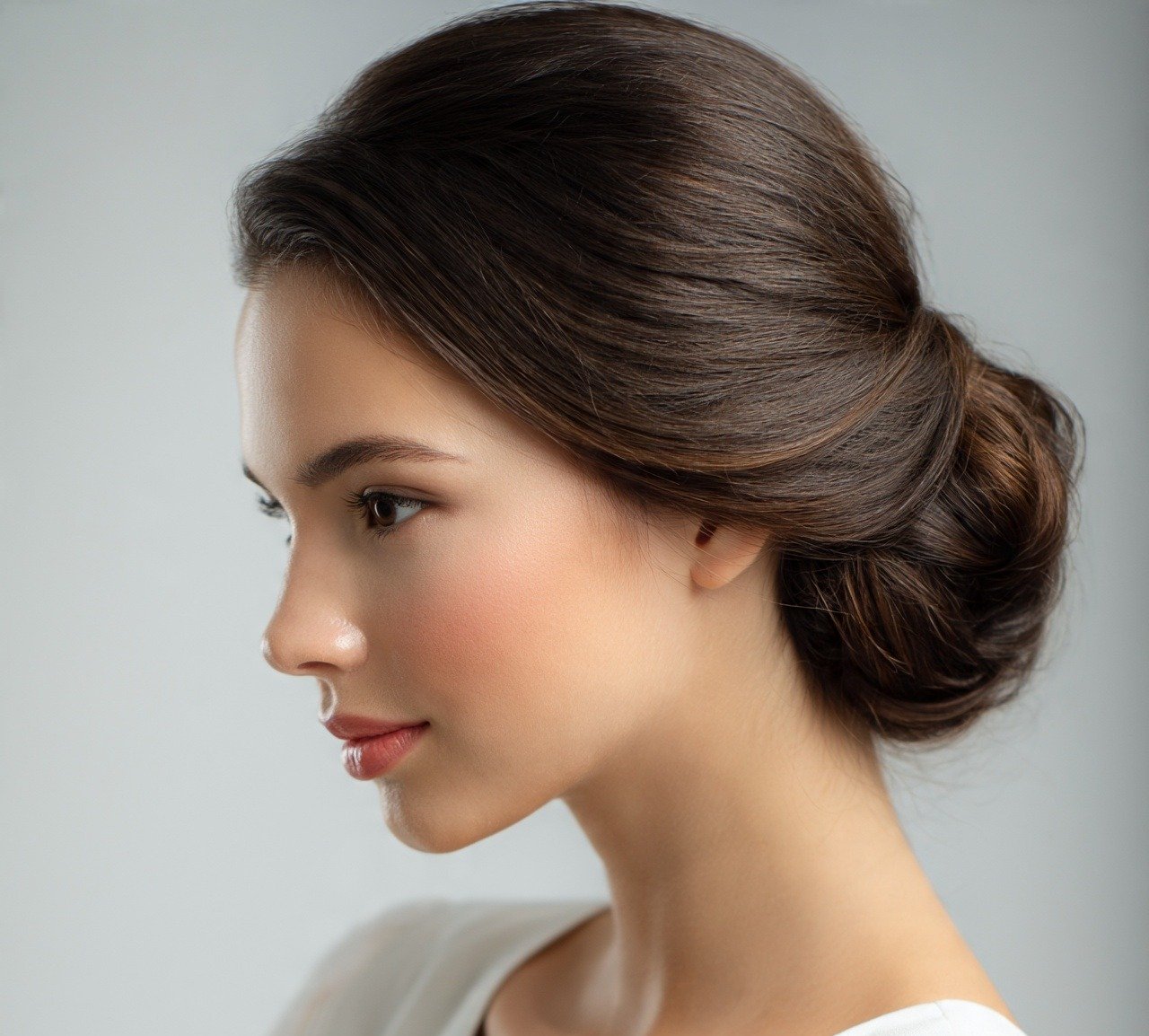 11. French Twist Bun Hybrid Easy Hairstyles