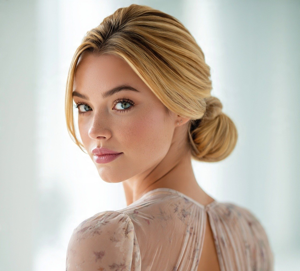 11. Knotted Low Bun Updo Hairstyles For Long Hair