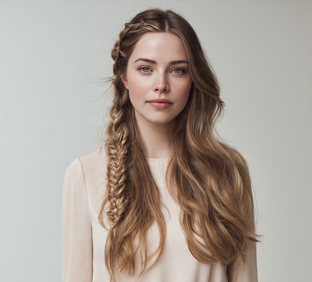 11. Lace Braid For Long Hair