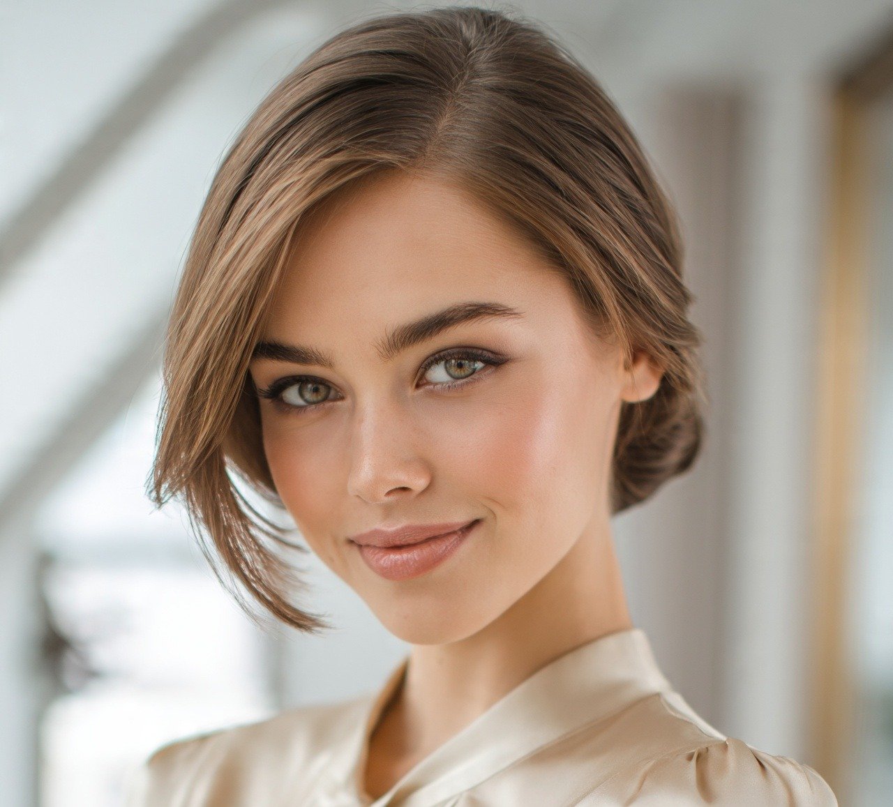 Bun Hairstyles for Short Hair: 13 Trendy Ideas to Try Now 12 11. The Tucked Under Bob Bun Hairstyles For Short Hair