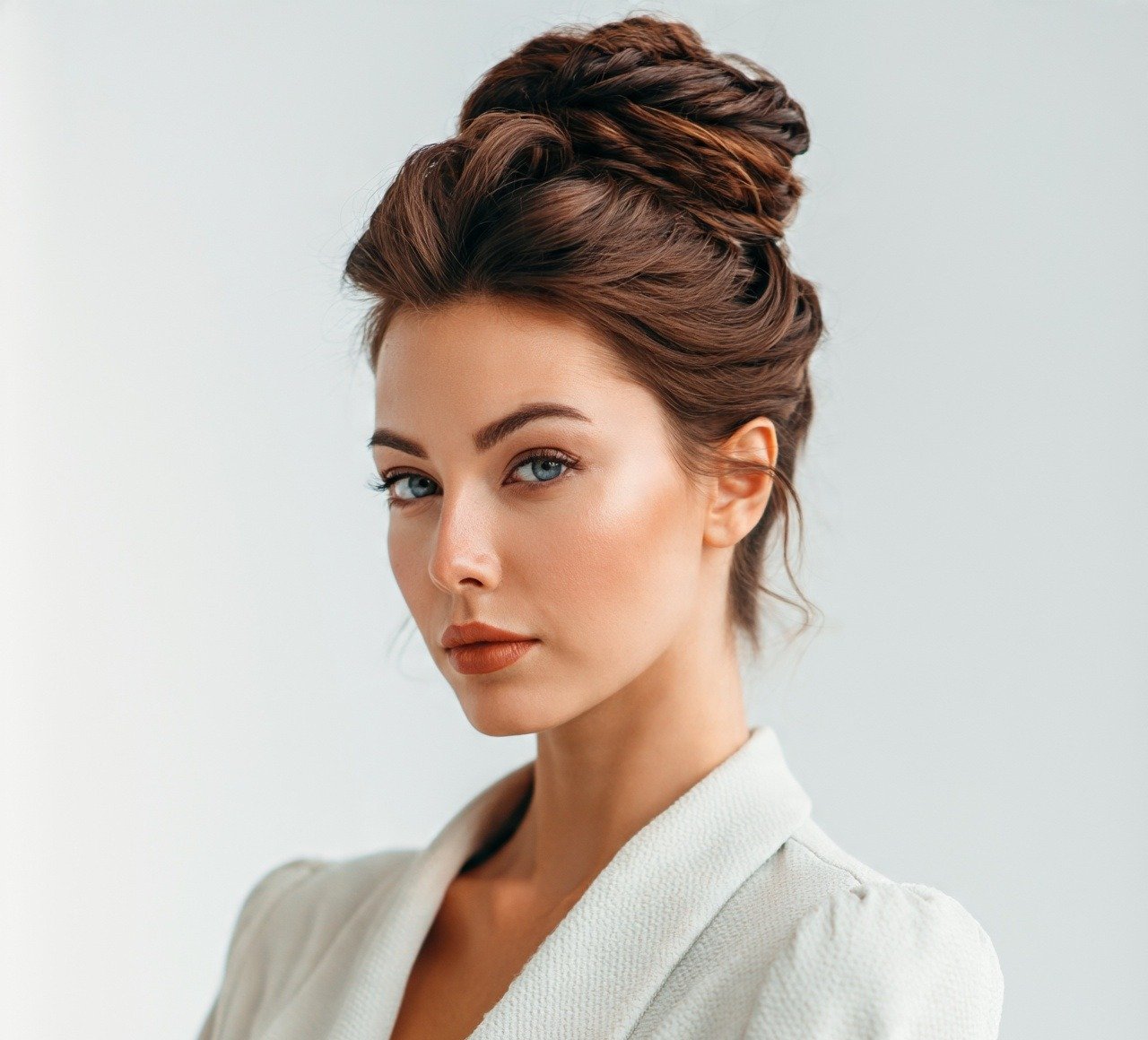 11. Twisted High Bun Hairstyles