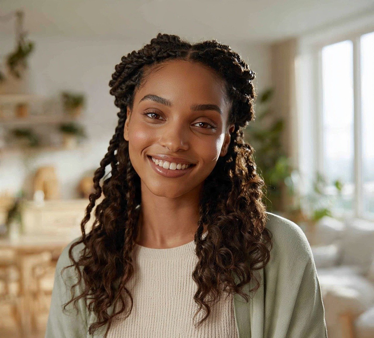 11. Two Strand Twist with Wavy Texture Hairstyles