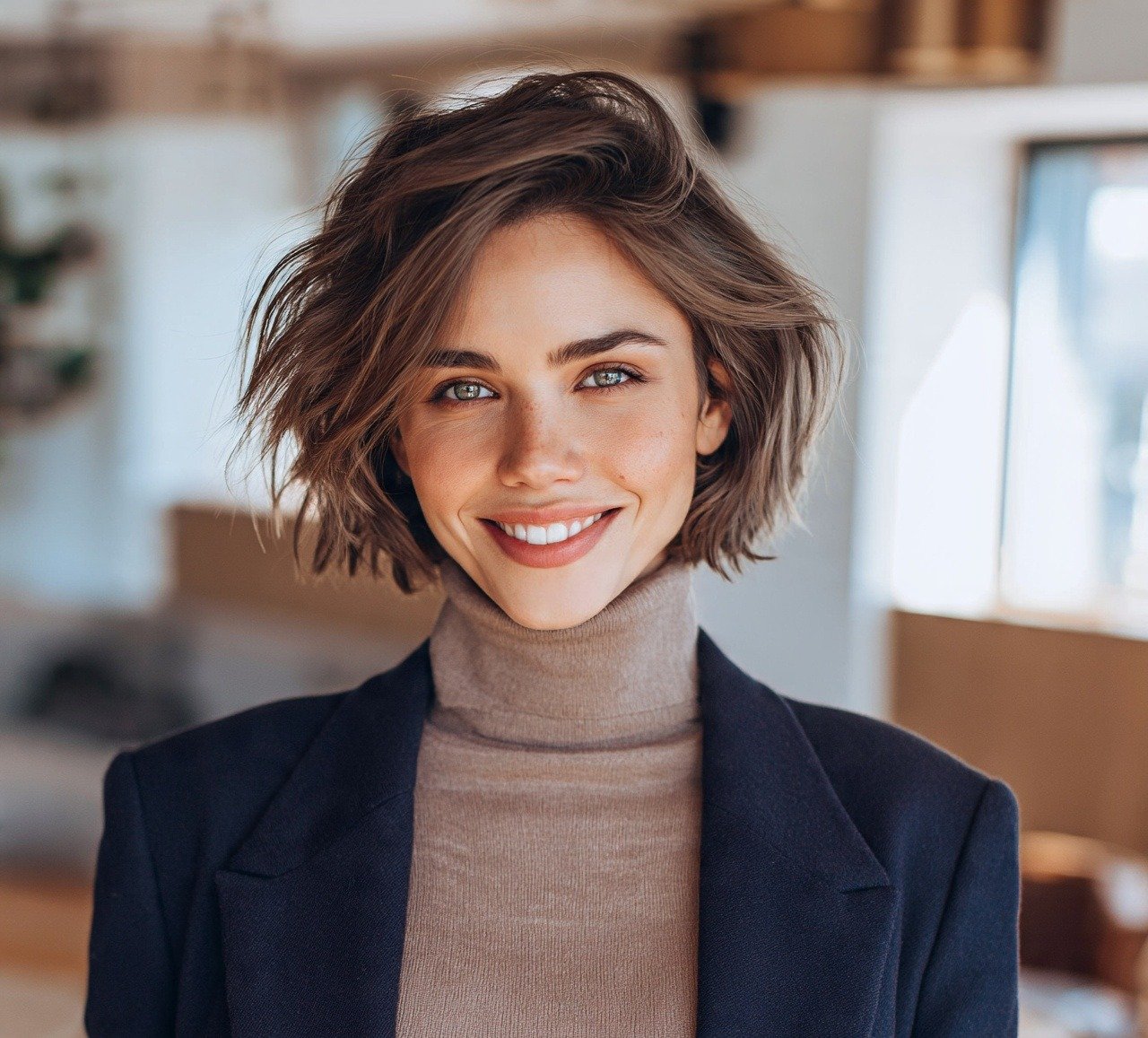 11. Wavy Inverted Bob Short Hairstyles