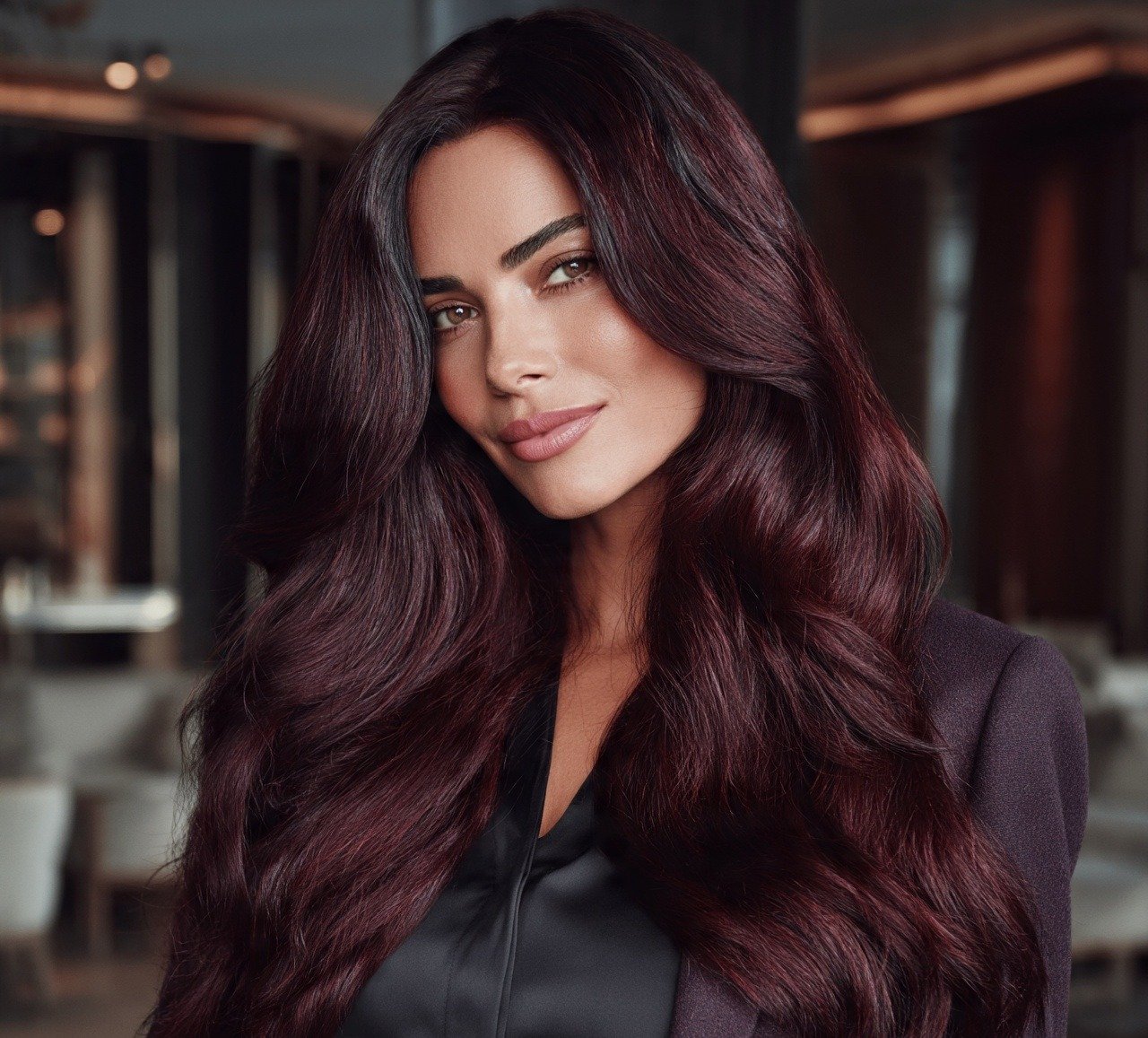17 Trendy My Hair Color Ideas That'll Make You Actually Book That Salon Appointment 13 12. Black Cherry Hair Color