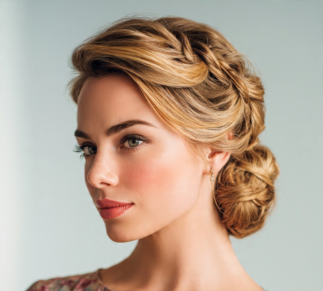 12. Braided Chignon Classy Updo Hairstyles