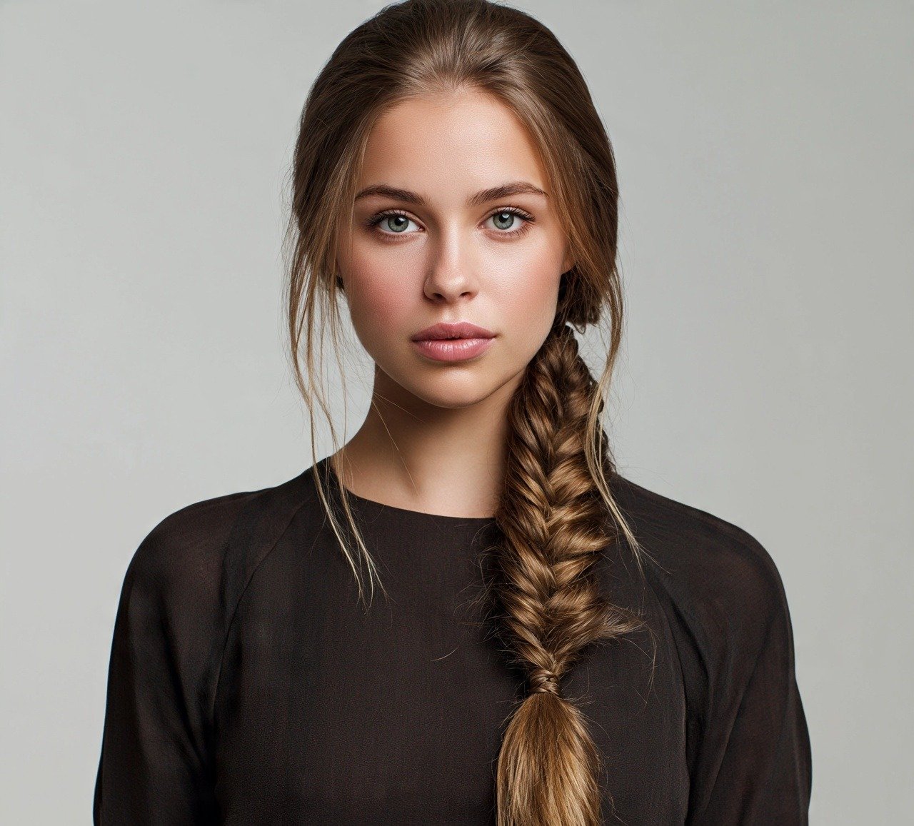 12. Braided Ponytail with Wrap For Long Hair