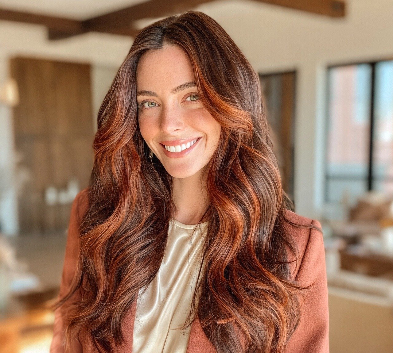 12. Chocolate Copper Hair Color