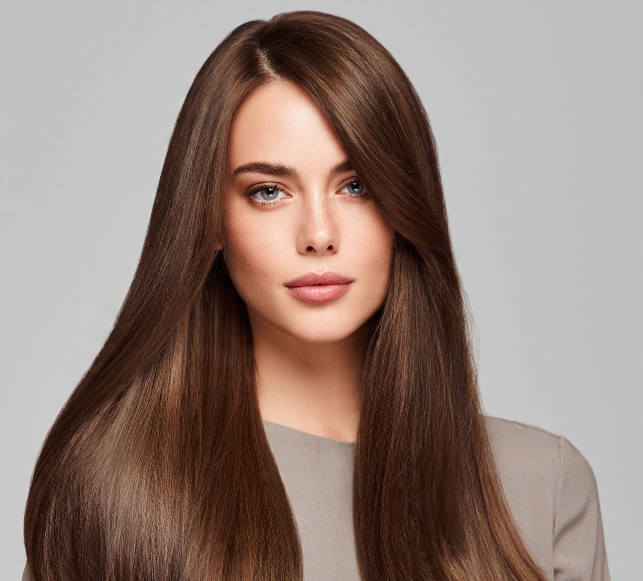 12. Deep Side Part with Volume For Long Straight Hair