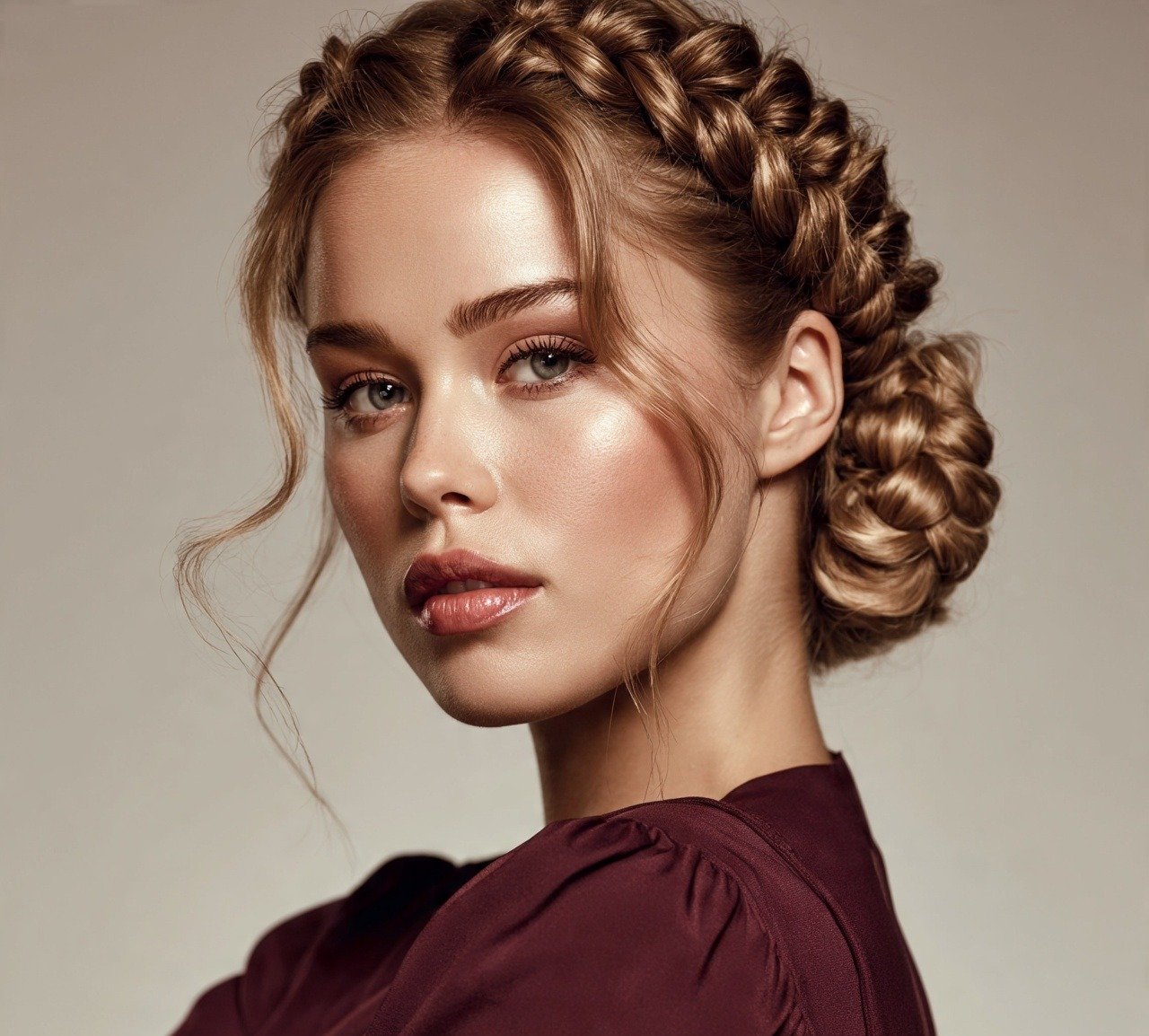 15 Trending Up Hairstyles For Long Hair You’ll Want to Try 13 12. Double Braided Bun Up Hairstyle For Long Hair