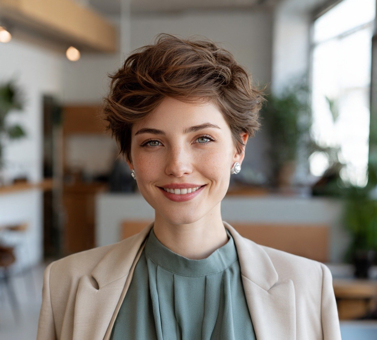 12. Textured Wavy Crop Short Hairstyles For Women