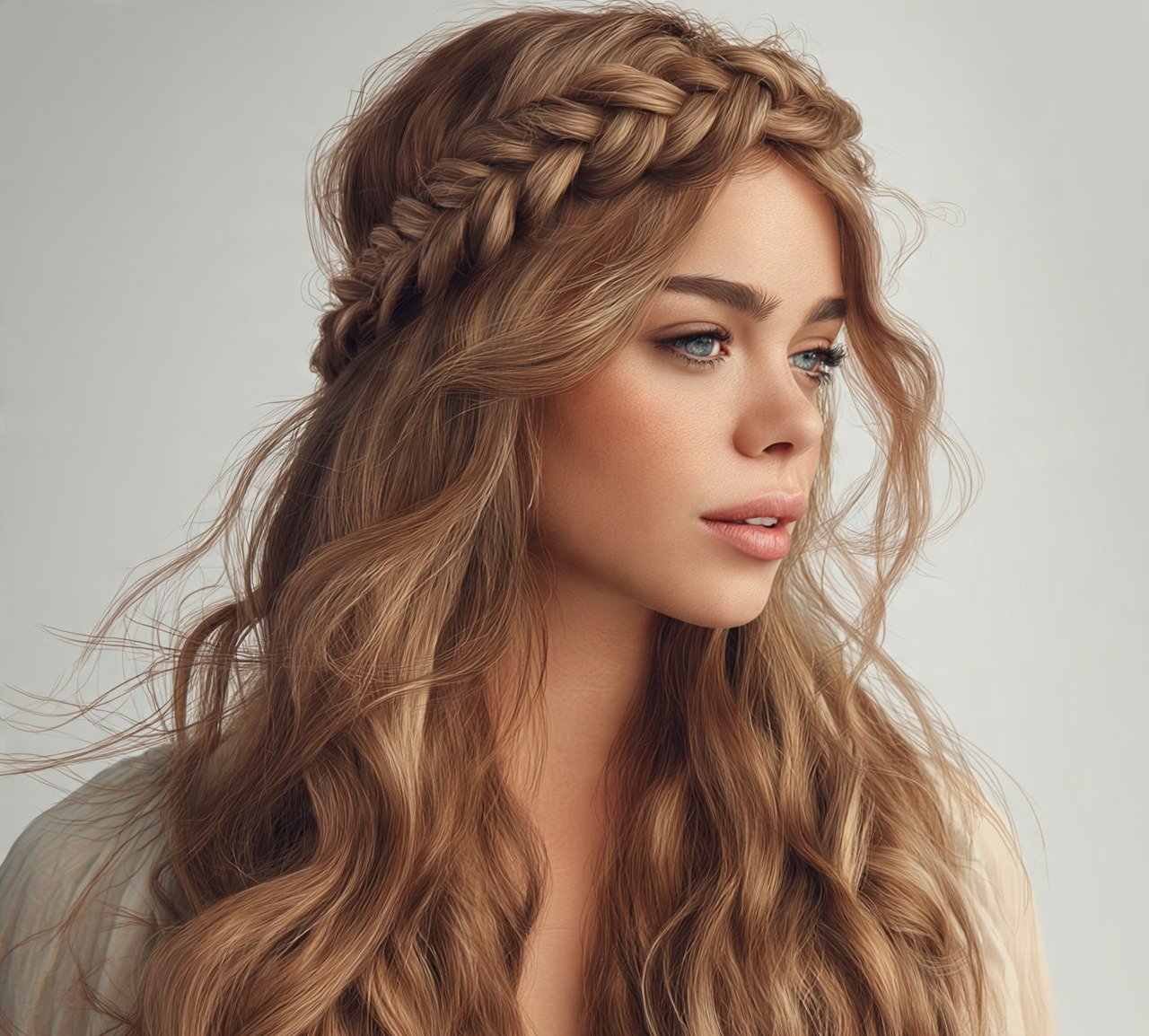 Quick Hairstyles For Long Hair: 13 Easy & Trending Everyday Looks 13 12. Wrap Around Headband Braid Quick Hairstyle for Long Hair