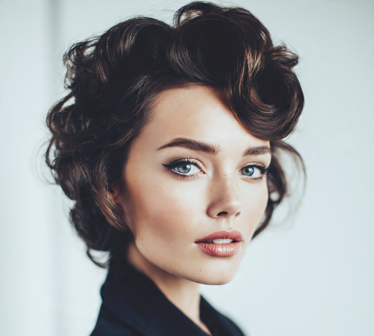 13. Barrel Curl Updo Classy Hairstyles