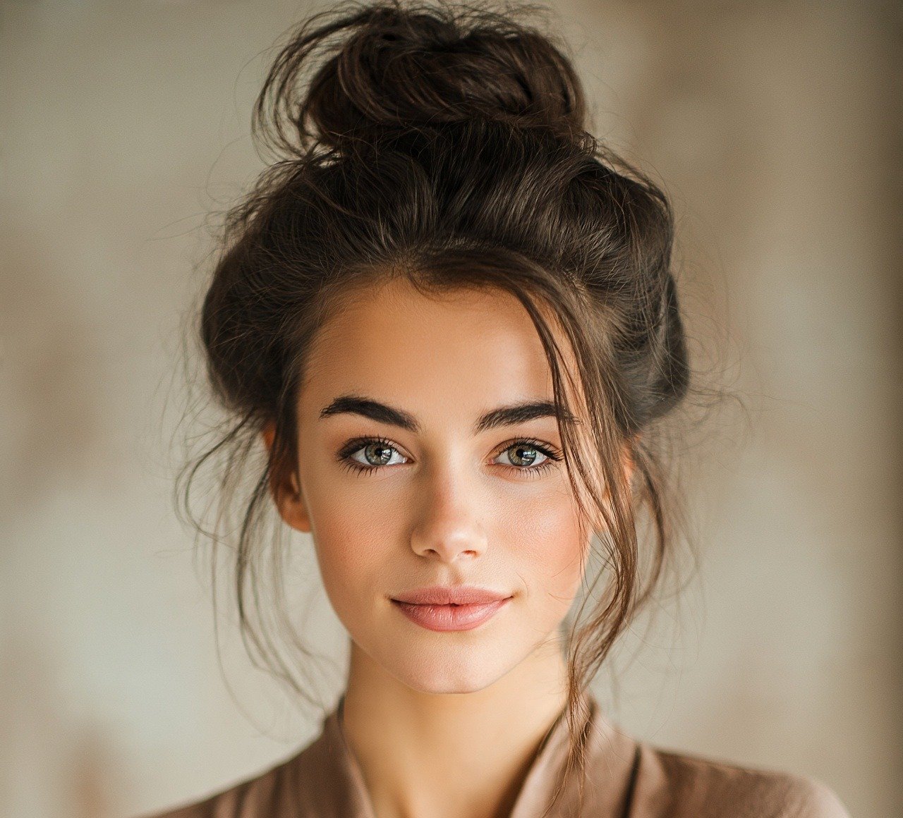13. Boho High Bun Hairstyles