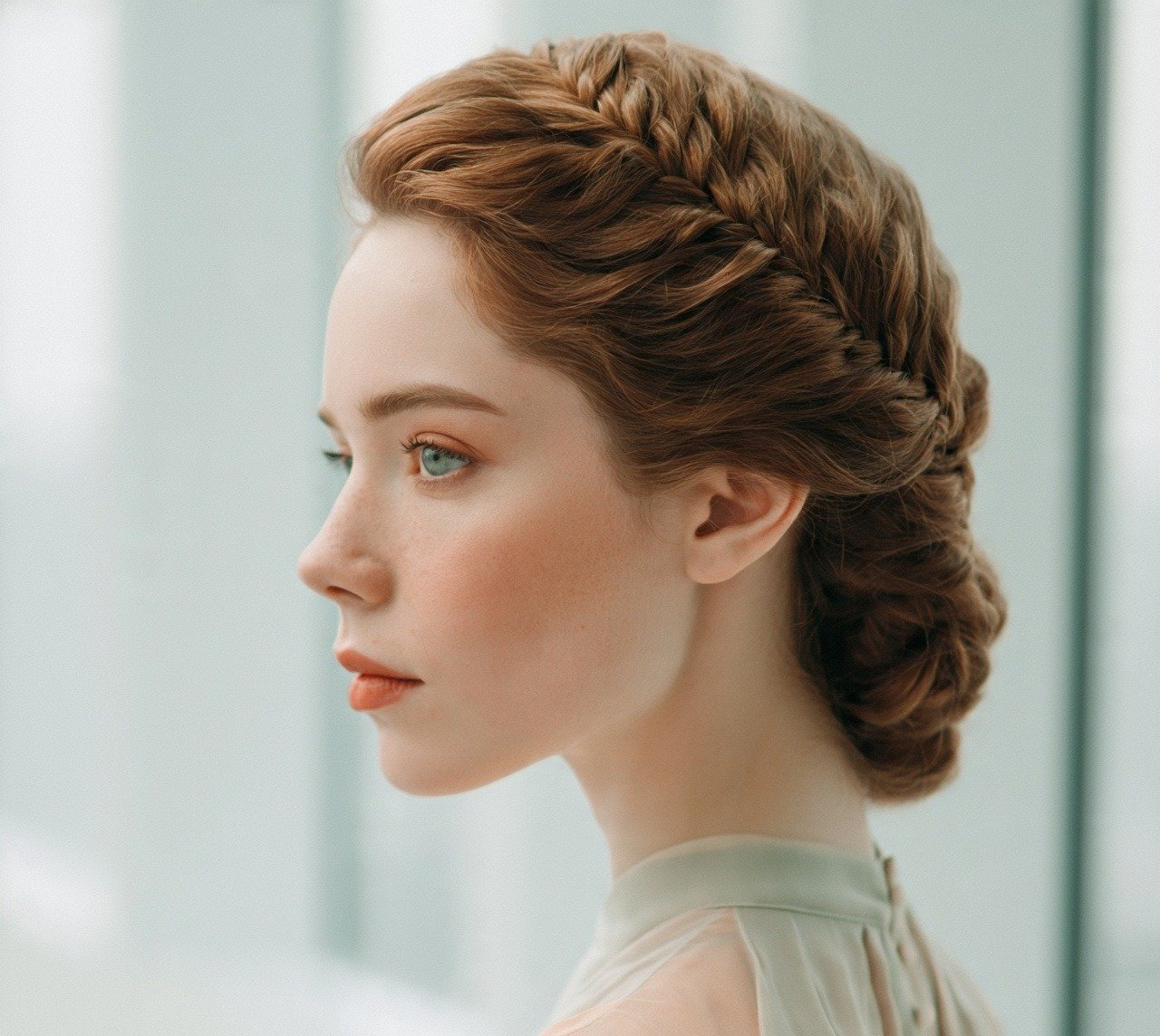 13. Fishtail Bun Easy Hairstyles