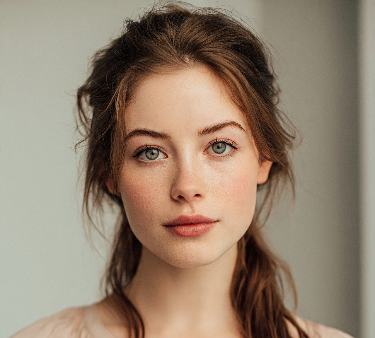 15 Trendy Messy Low Bun Hairstyles That Look Effortlessly Stylish 14 13. Half Up Messy Low Bun Hairstyles
