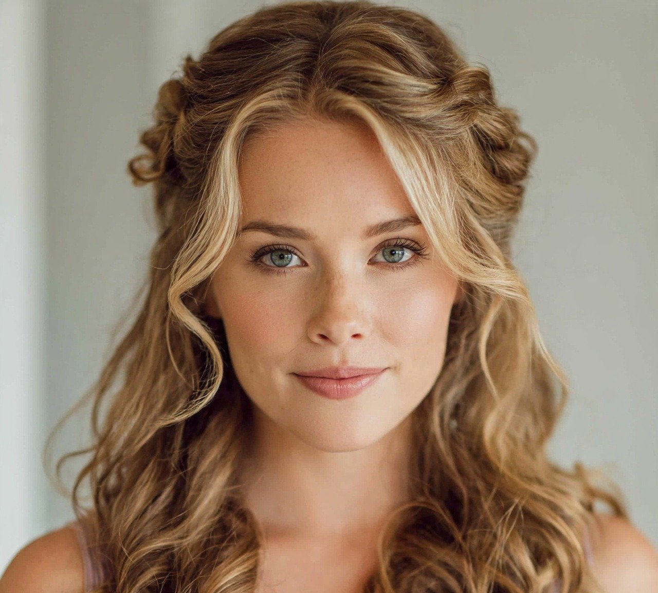 15 Trending Stunning Bridesmaid Updo Hairstyles For Any Wedding Theme 14 13. Pinned Waterfall Curls Bridesmaid Updo Hairstyles