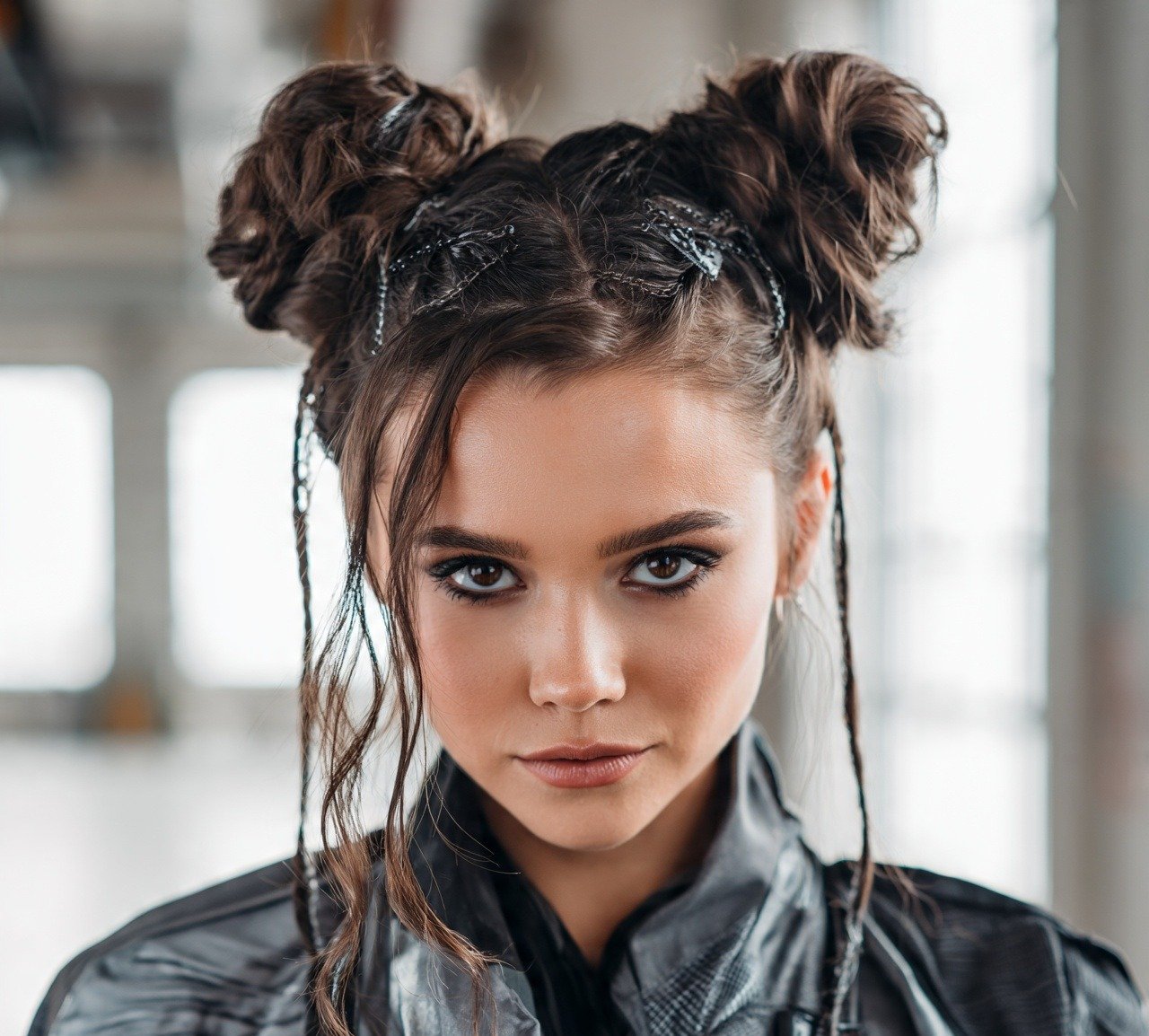 Space Bun Hairstyles: 14 Trendy Ideas to Try Right Now 14 13. Punk Inspired Space Buns Hairstyles
