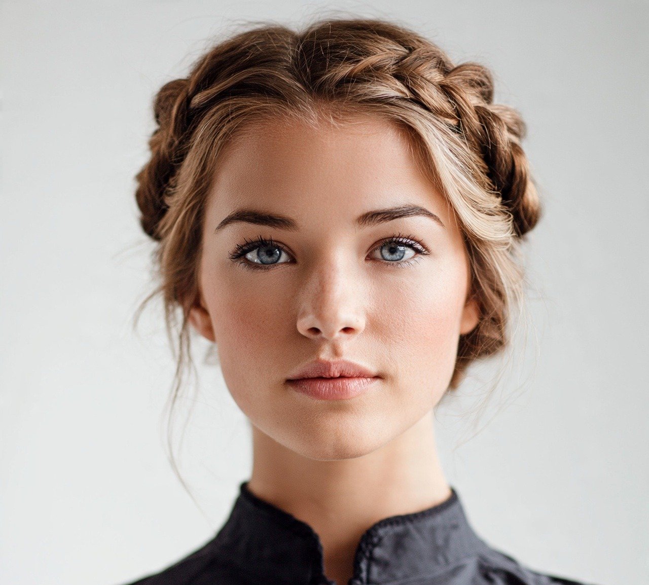 13. Rope Braid Updo Hairstyles For School