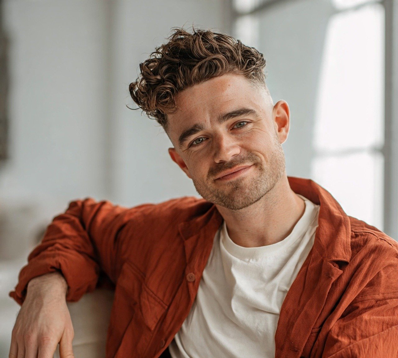 Wavy Hairstyles for Men: 15 Stylish Ideas to Try Now 14 13. Wavy Low Fade with Natural Texture Hairstyles For Men