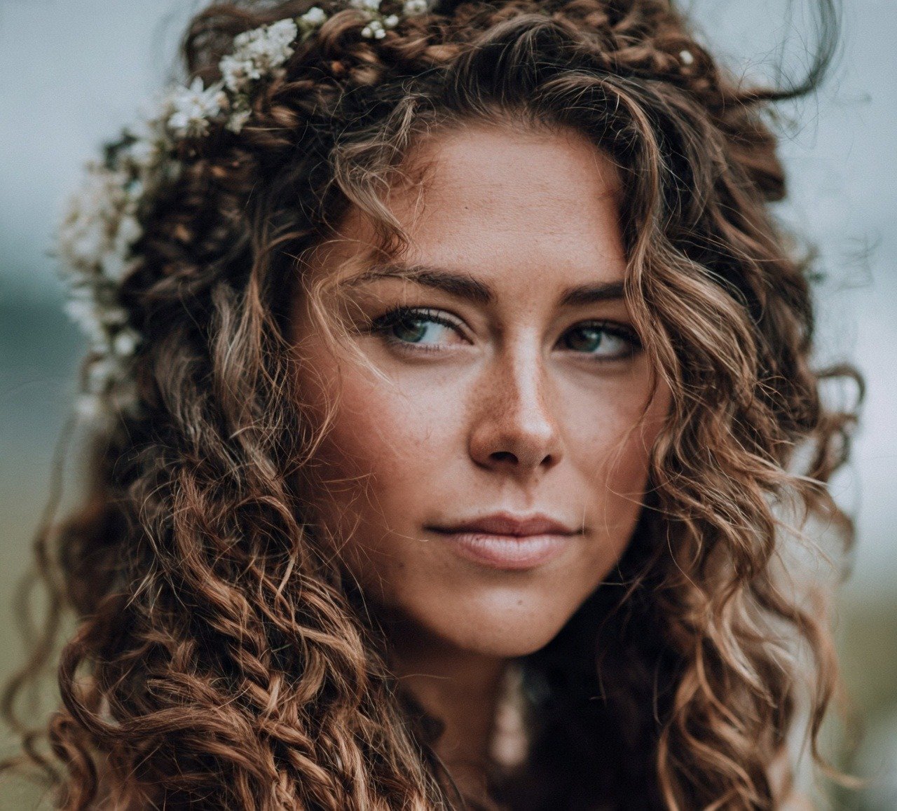 14. Bohemian Braided Wedding Hairstyles for Curly Hair Lovers