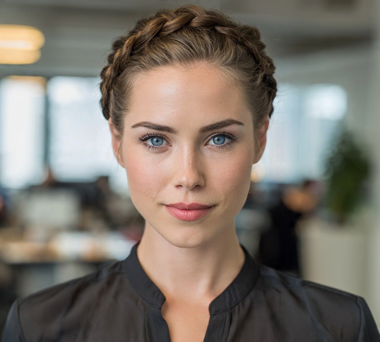 14. Braided Bun Combo Hairstyles Updo