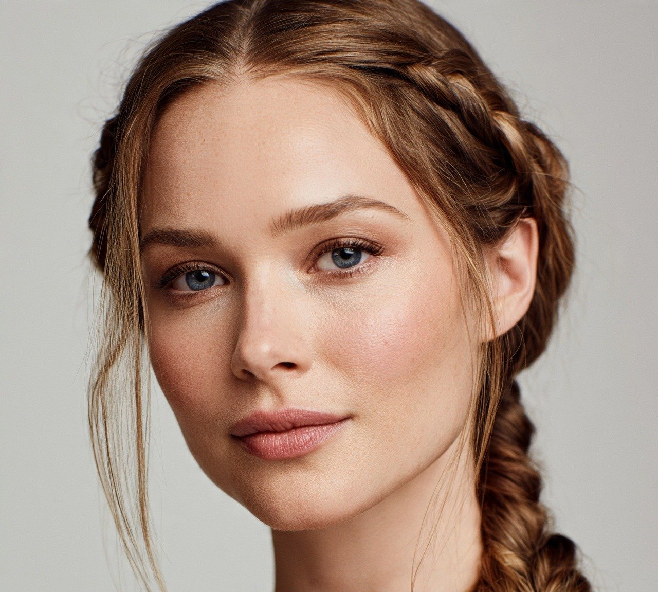 14. Braided Low Ponytail Updo Easy Hairstyles
