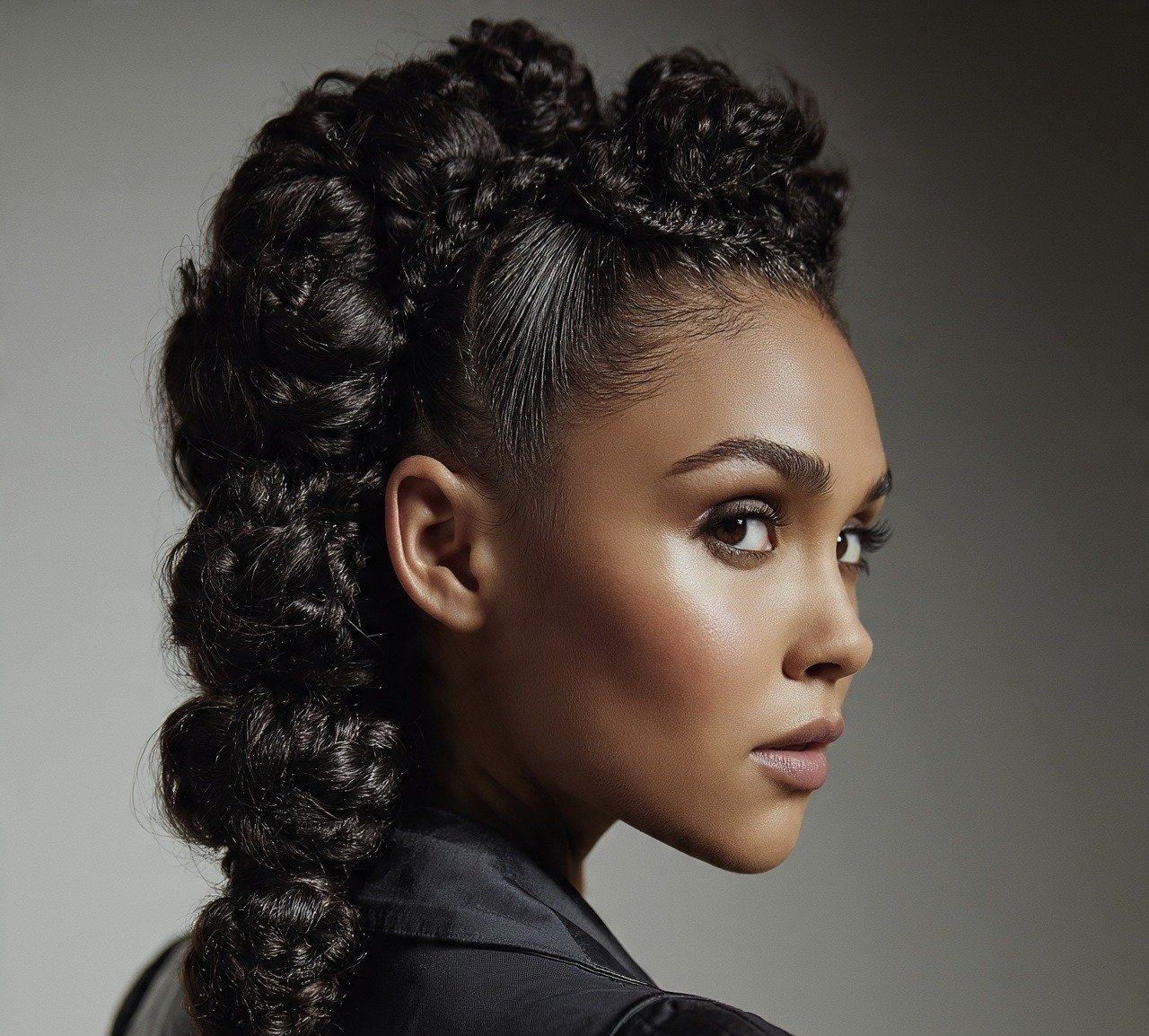 Braided Hairstyles Updo: 15 Trendy Ideas That Turn Heads Everywhere 15 14. Braided Mohawk Updo Hairstyles