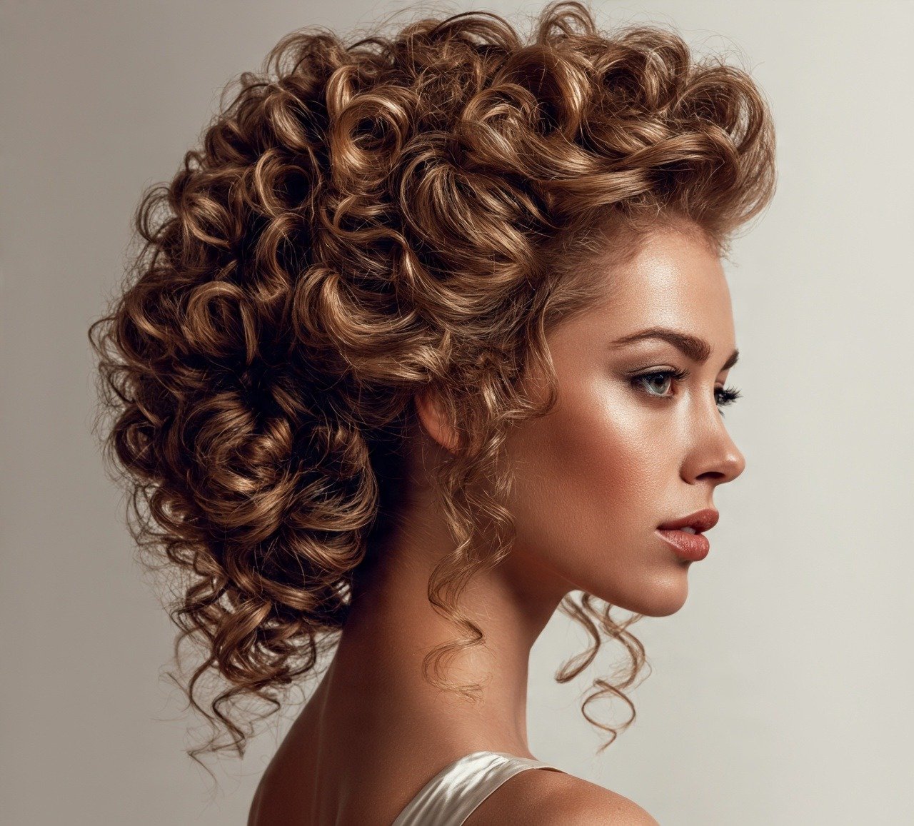 14 Trendy Hairstyles Updo To Save For Your Next Salon Visit 15 14. Curly Updo with Volume Hairstyles