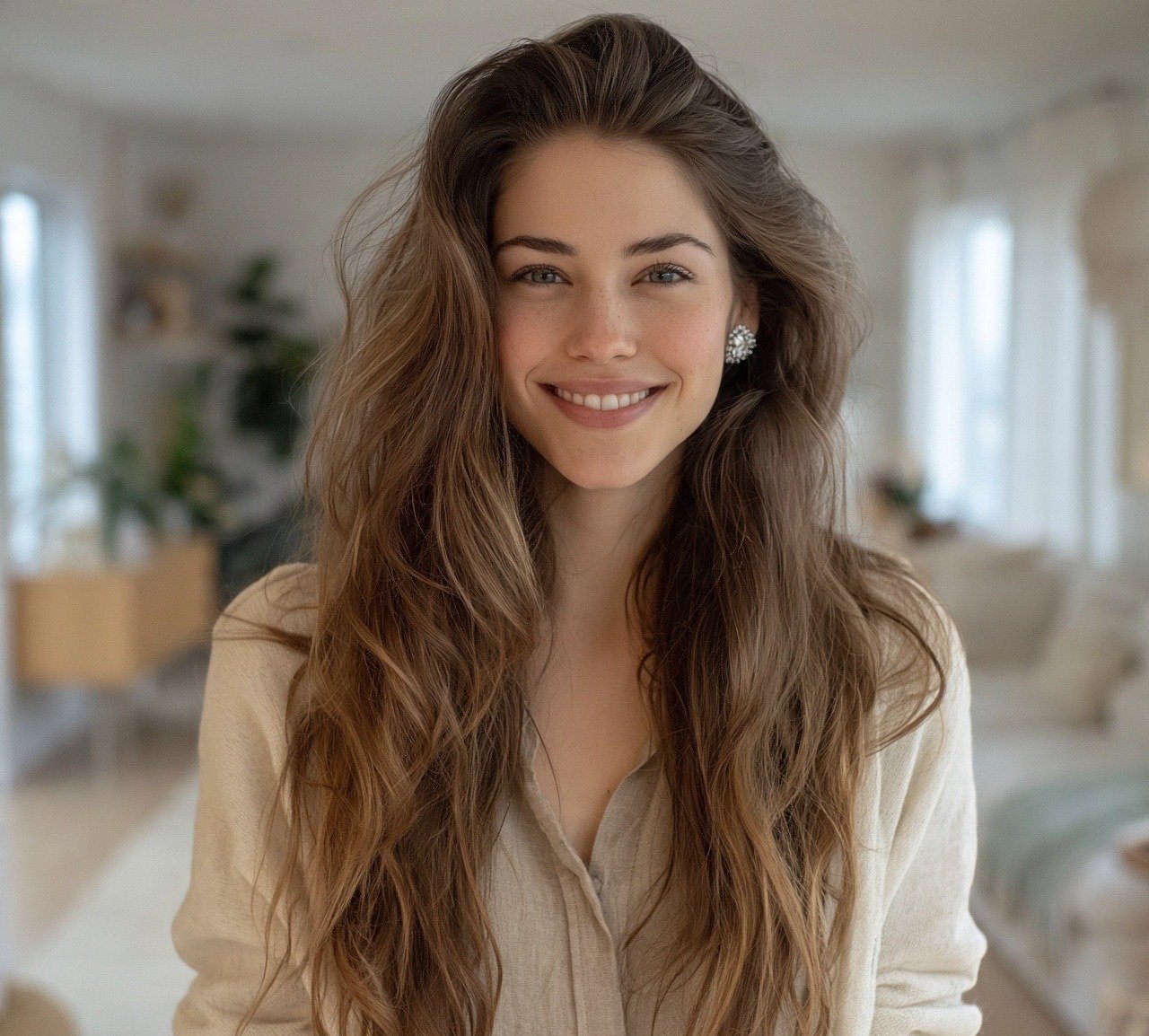 16 Trending Long Wavy Hairstyles You'll Want to Try 15 14. Natural Air Dried Wavy Hair Long Hairstyles