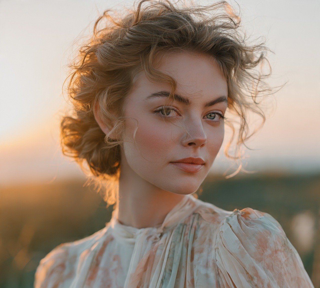15 Trending Curly Bun Hairstyles That Instantly Elevate Your Style 15 14. Romantic Curly Side Bun Hairstyles