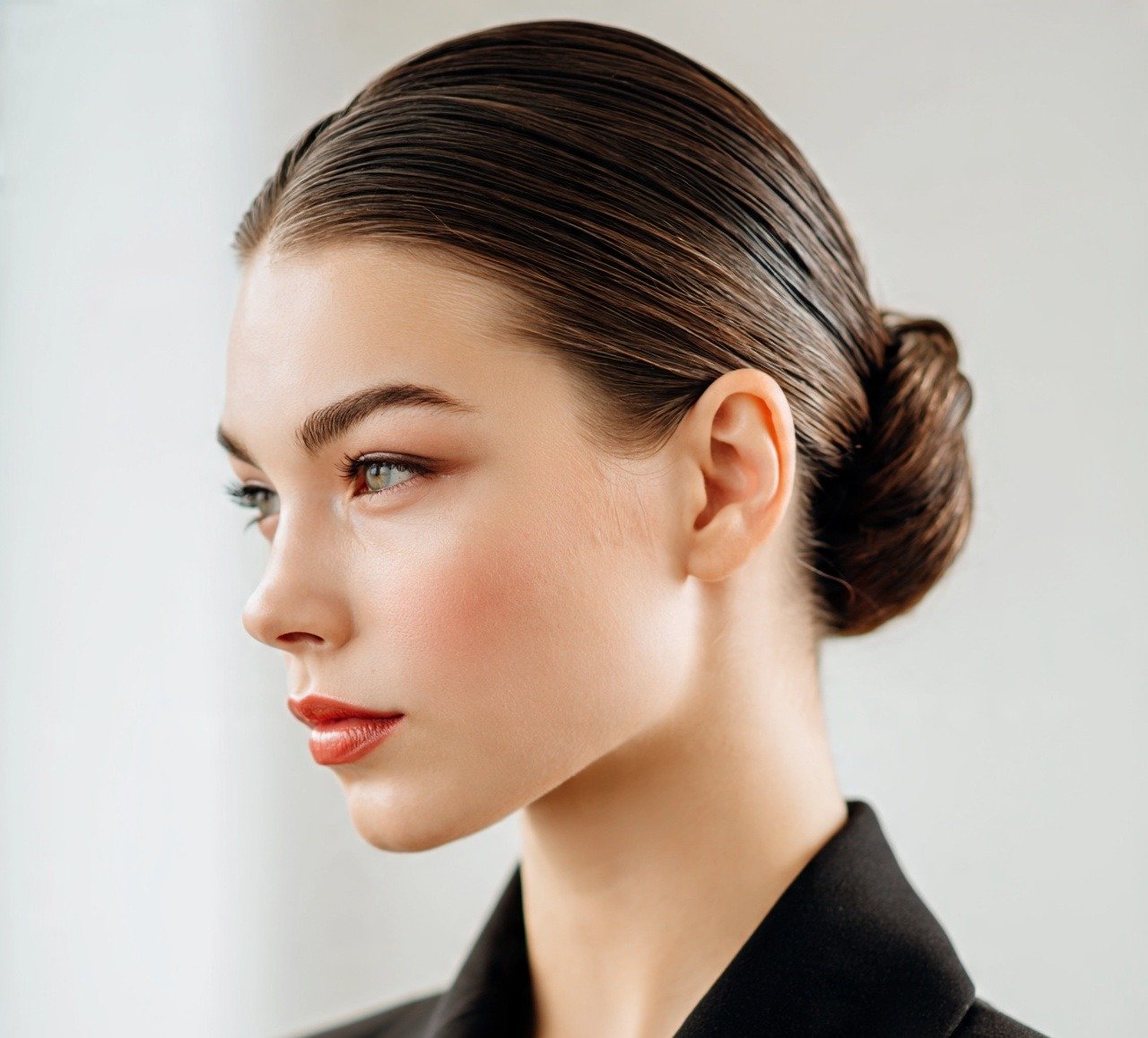 14. Sleek Low Bun Hairstyles