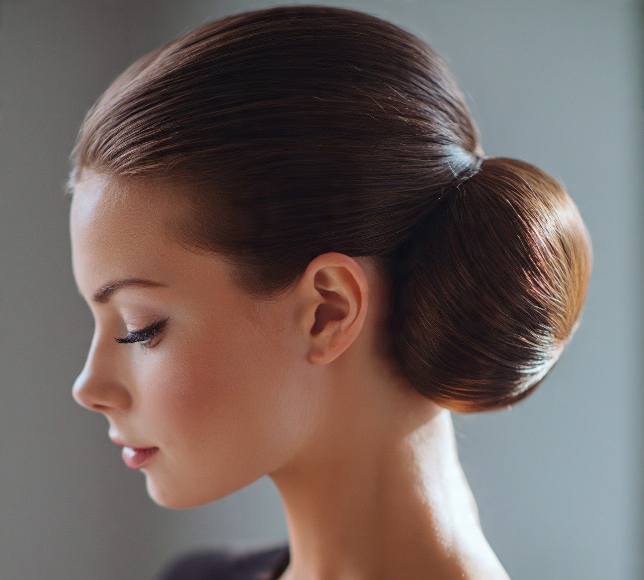 14. Sock Bun Easy Hairstyles