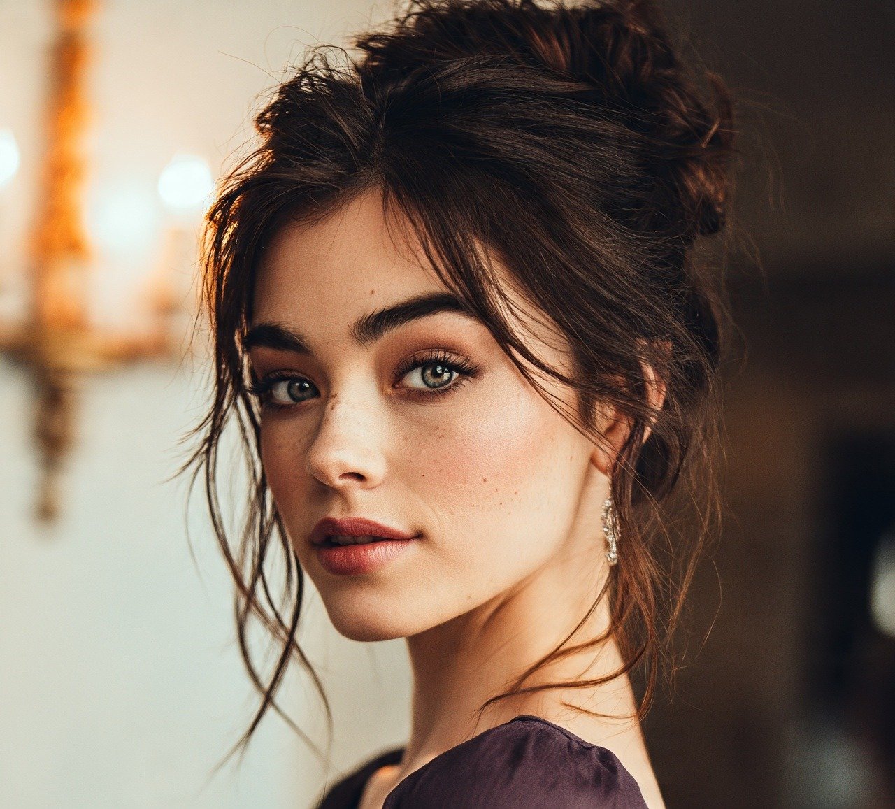 Updo Hairstyles For Prom: 16 Trending Looks to Steal the Night 15 14. Textured Messy Bun Updo Hairstyles For Prom Night