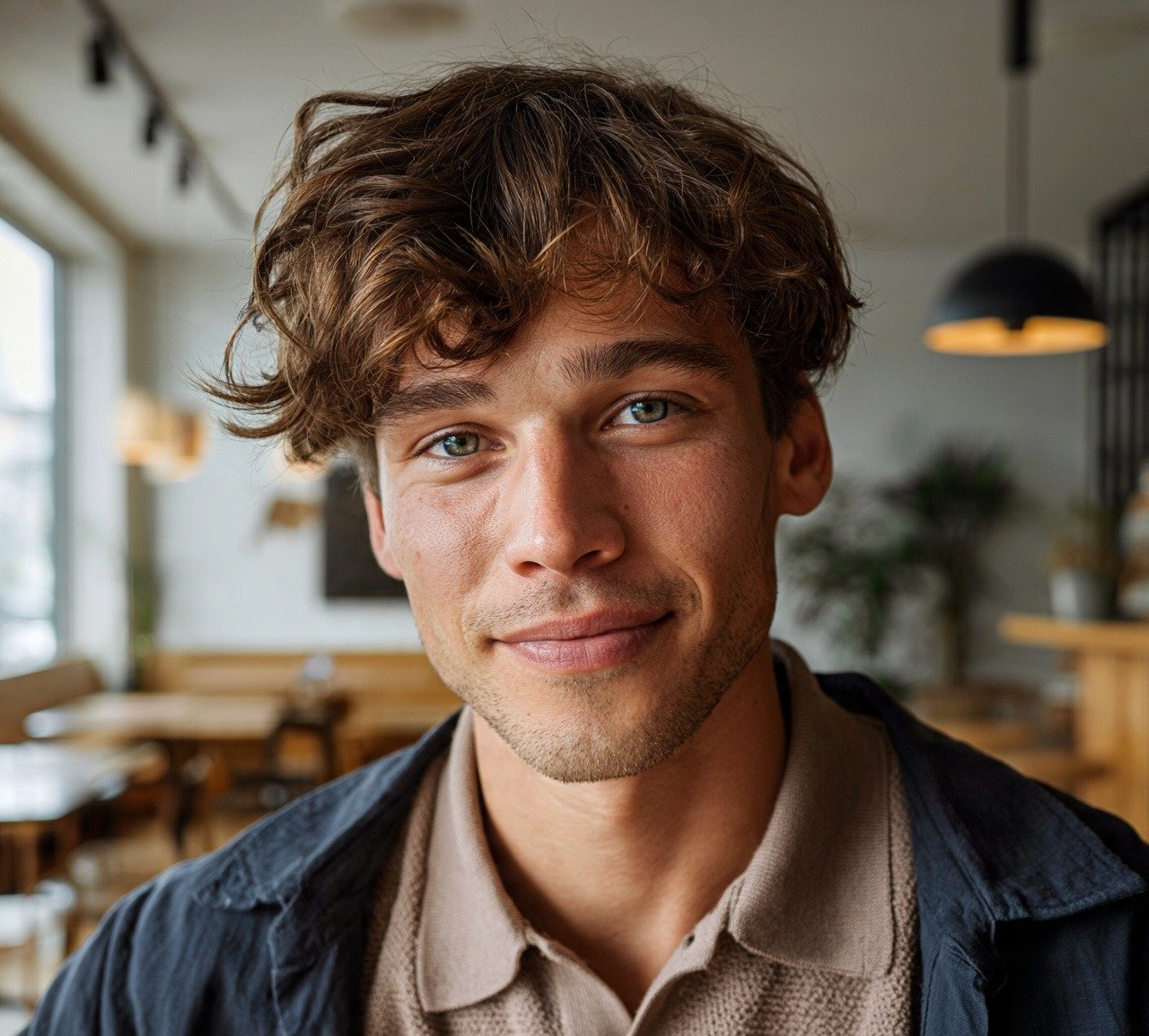 14. Wavy Fringe Hairstyles for Men 1
