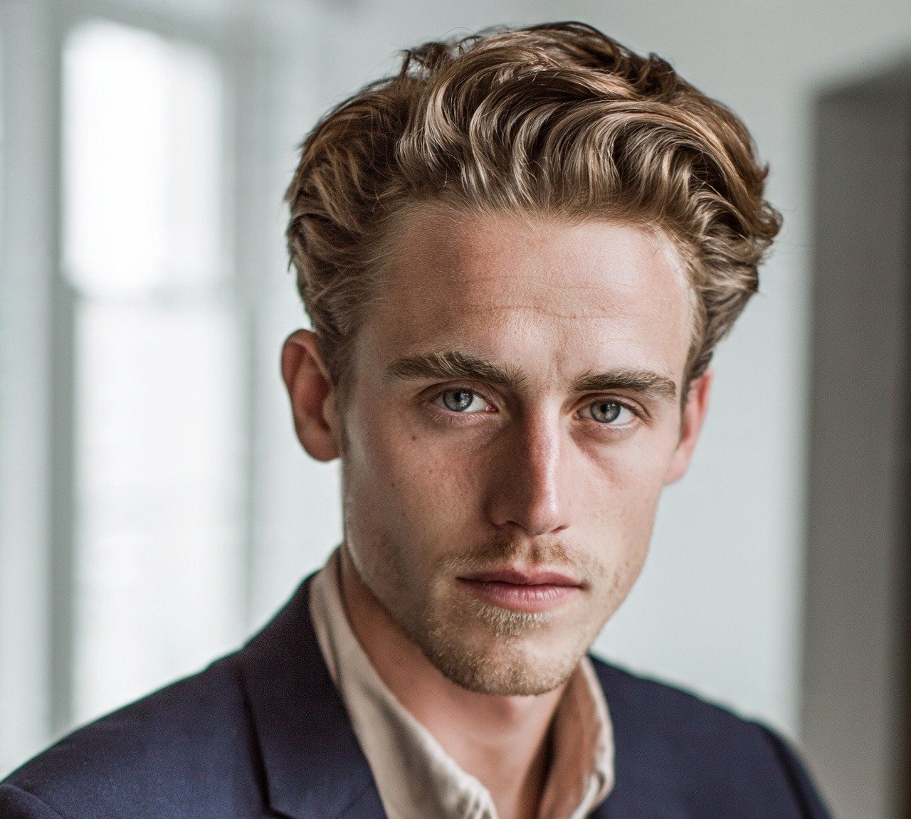 Wavy Hairstyles for Men: 15 Stylish Ideas to Try Now 15 14. Wavy Ivy League Hairstyles For Men