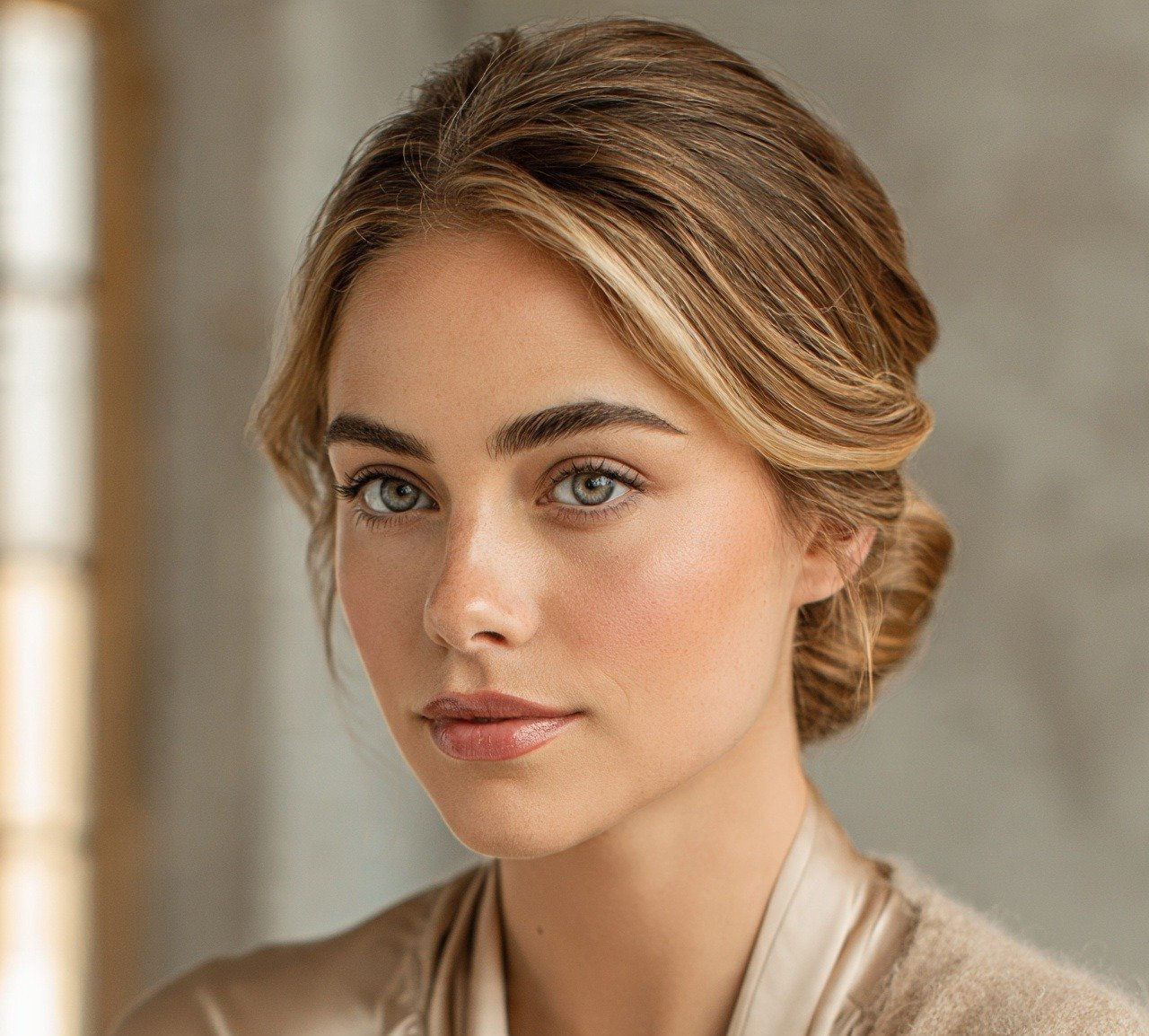 15 Trendy Messy Low Bun Hairstyles That Look Effortlessly Stylish 16 15. Low Bun With Highlighted Pieces Hairstyles