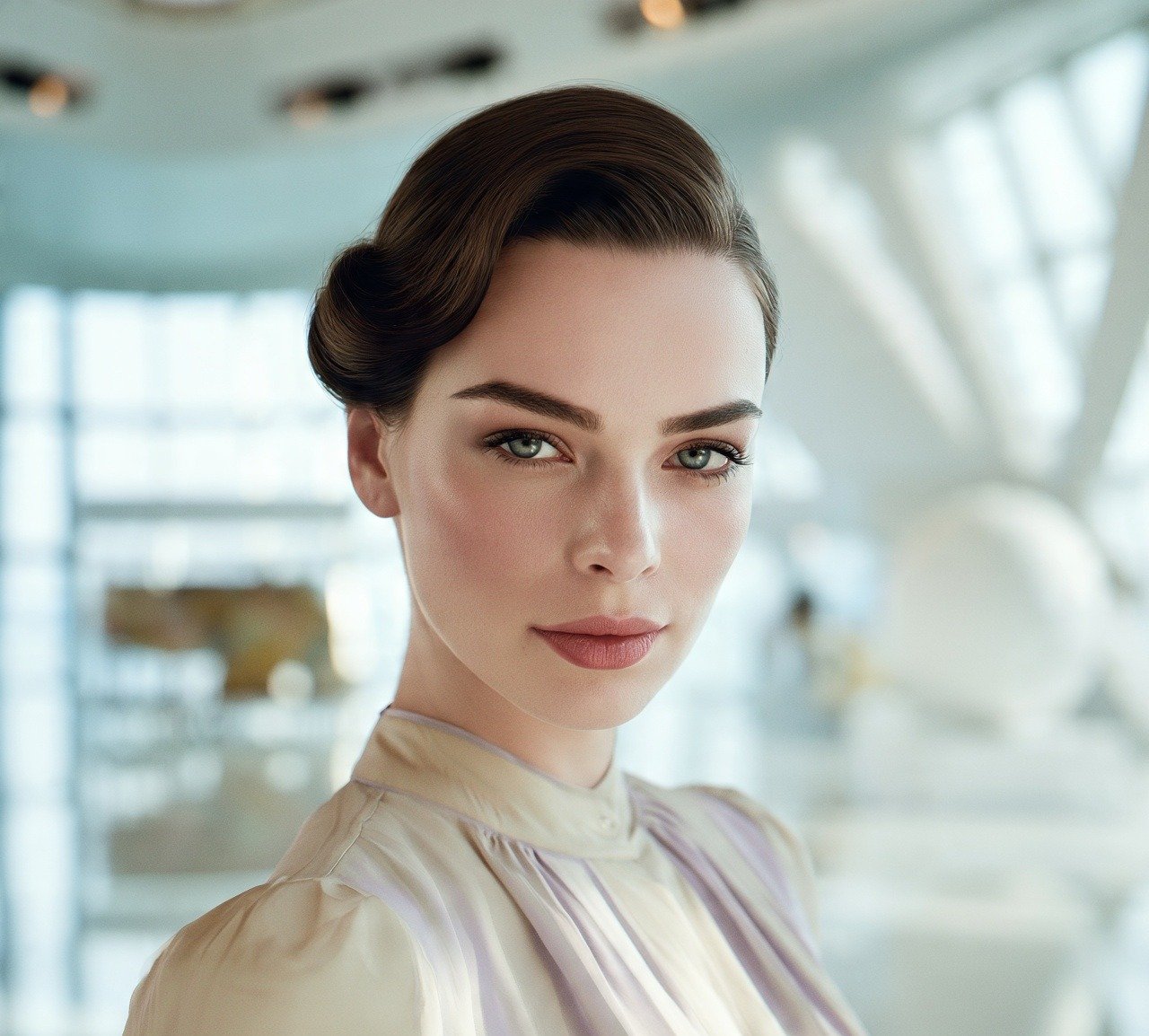 15. Sleek Bun for Short Hair Hairstyles