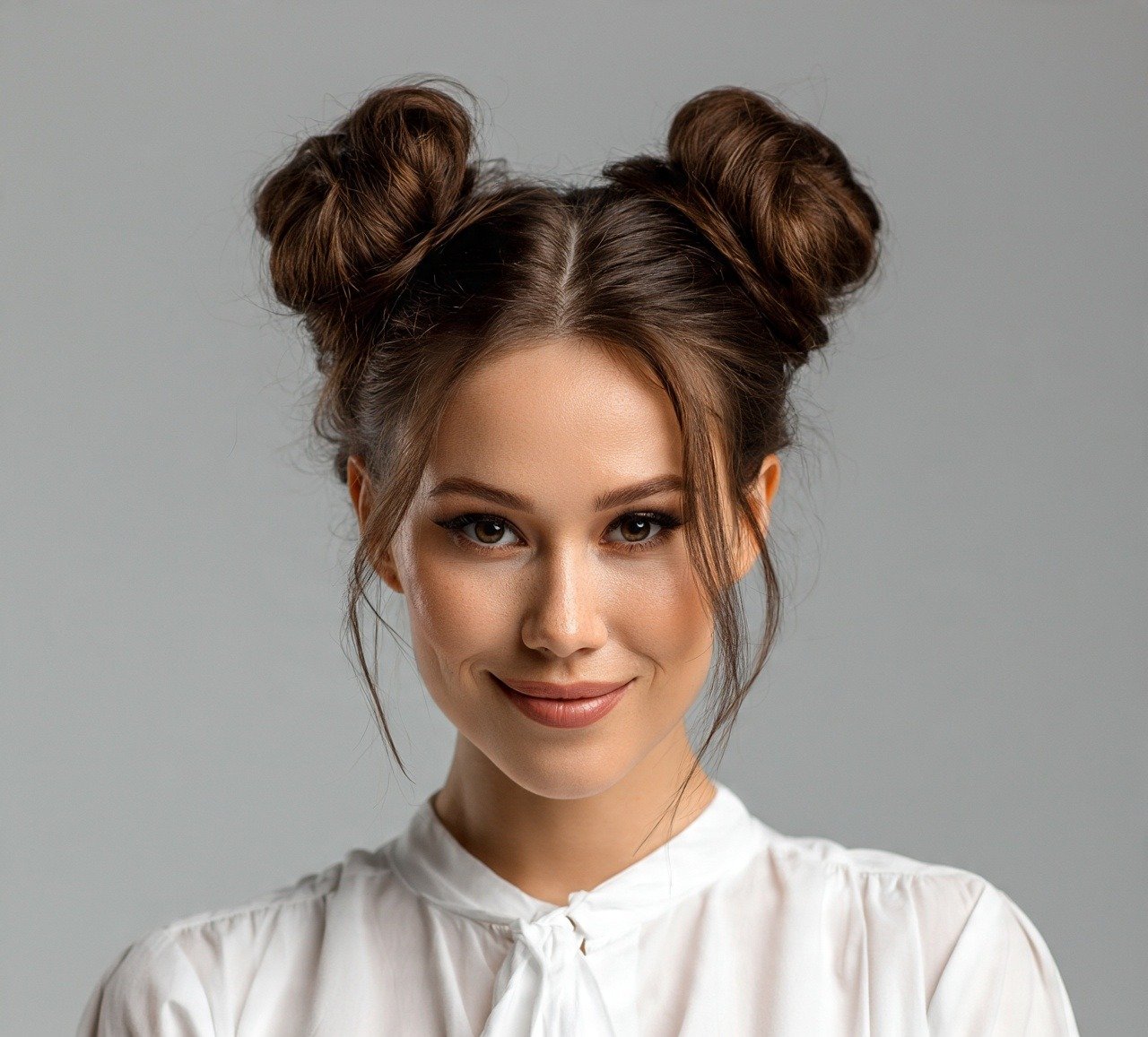 15. Space Buns Hairstyles