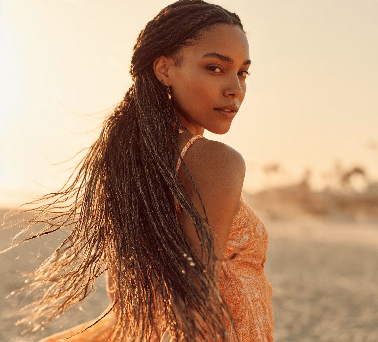 16. Micro Braids Throughout Beach Hairstyles for Long Hair