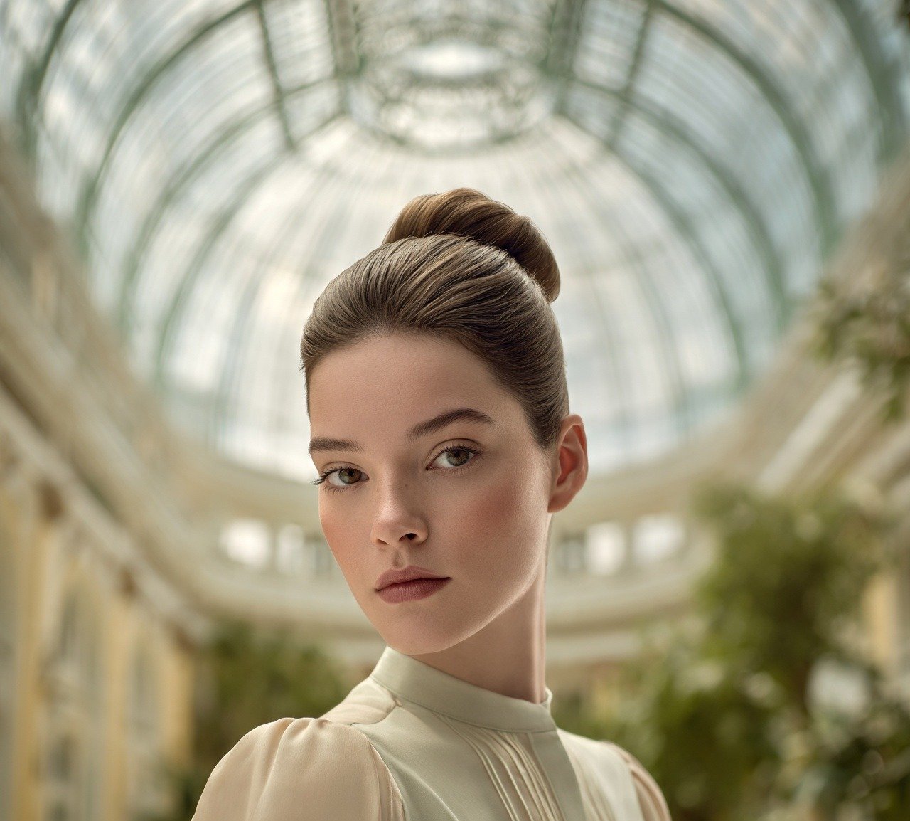 17. Sleek Bun for Thick Hair Hairstyles