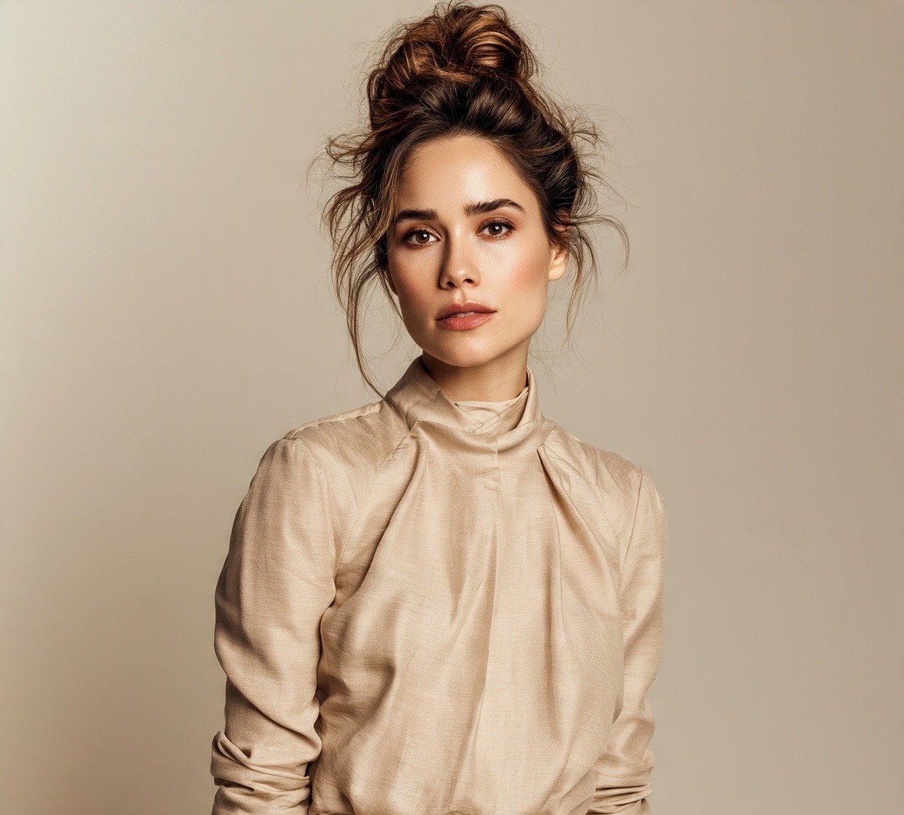 15 Trending Up Hairstyles For Long Hair You’ll Want to Try 3 2. Textured High Bun Up Hairstyle For Long Hair