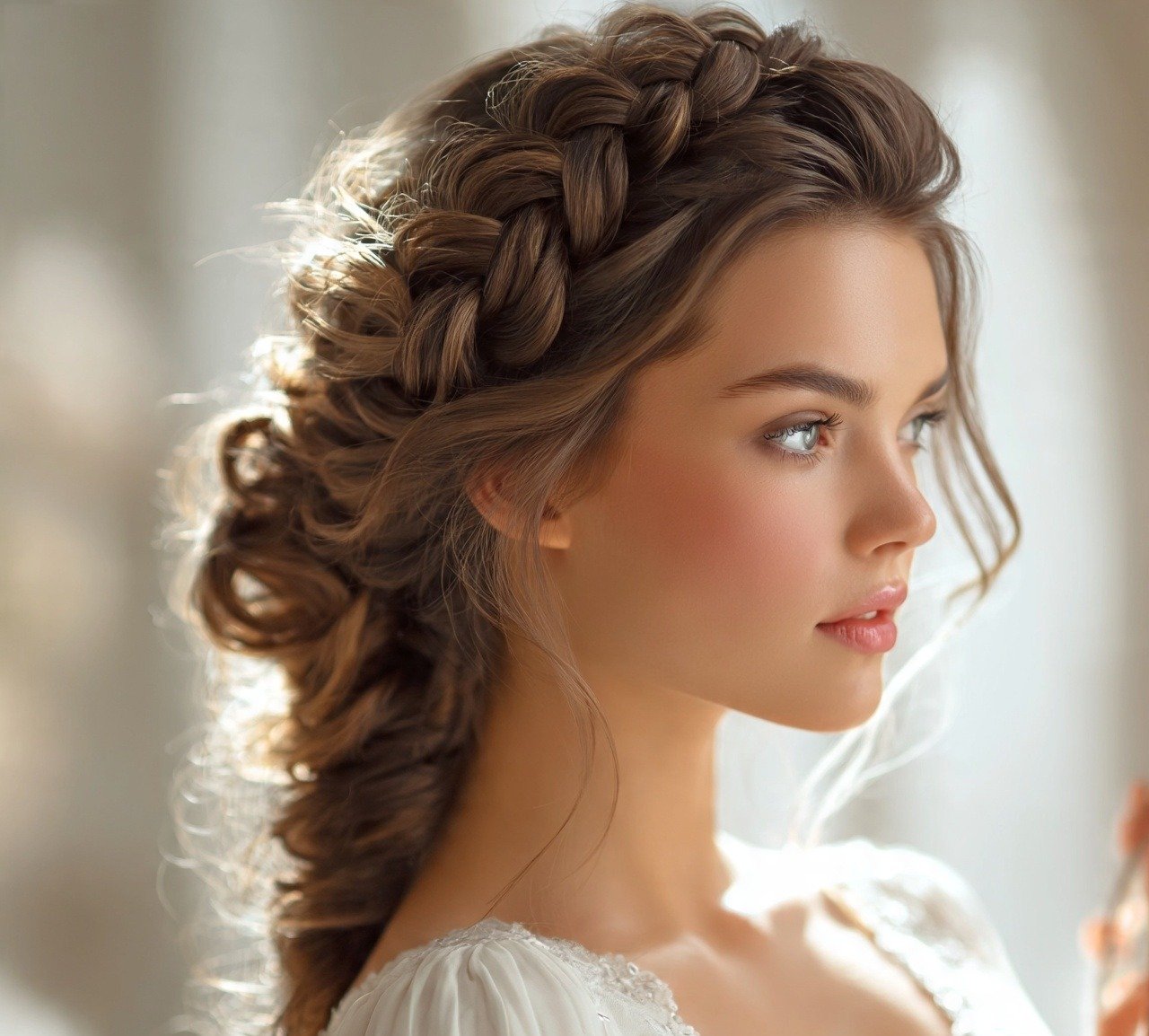 15 Trending Up Hairstyles For Long Hair You’ll Want to Try 4 3. Braided Crown Updo Hairstyle For Long Hair